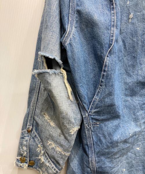 SAINT MICHAEL（セントマイケル）SAINT MICHAEL (セントマイケル) HEART TAG COVERALL インディゴ サイズ:Mの古着・服飾アイテム