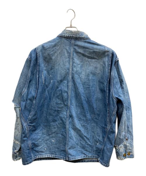 SAINT MICHAEL（セントマイケル）SAINT MICHAEL (セントマイケル) HEART TAG COVERALL インディゴ サイズ:Mの古着・服飾アイテム