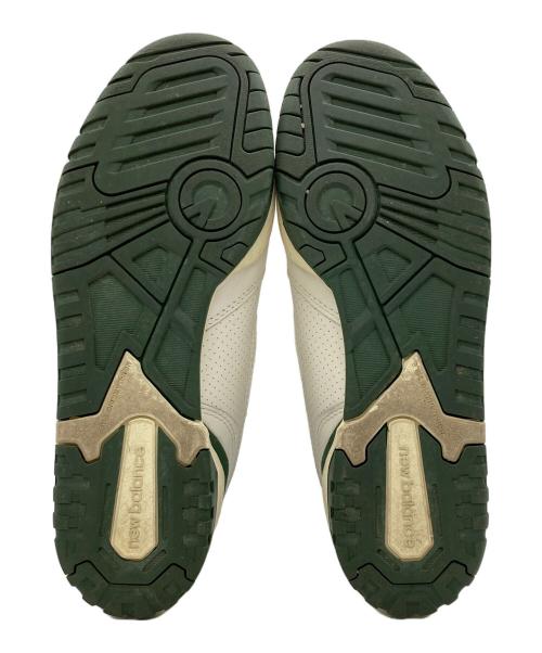 NEW BALANCE（ニューバランス）NEW BALANCE (ニューバランス) Aime Leon Dore (エメ レオン ドレ) スニーカー アイボリー×グリーン サイズ:10の古着・服飾アイテム