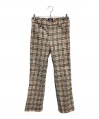 BURBERRY BLUE LABELバーバリーロンドンブルーレーベル）の古着「ノバチェックパンツ」｜ベージュ