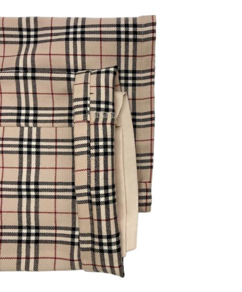 BURBERRY BLUE LABEL（バーバリー ブルー レーベル）BURBERRY BLUE LABEL (バーバリーロンドンブルーレーベル) ノバチェックパンツ ベージュ サイズ:36の古着・服飾アイテム