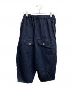 tumuguツムグ）の古着「コットンリネンデニム ティンカーパンツ」｜インディゴ