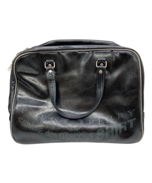 FRED PERRY（フレッドペリー）FRED PERRY (フレッドペリー) COMME des GARCONS SHIRT (コムデギャルソンシャツ) PVCバッグ ブラック サイズ:FREEの古着・服飾アイテム