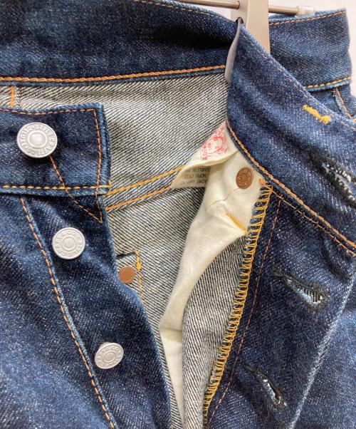 EVISU（エヴィス）EVISU (エヴィス) カモメペイントデニムパンツ インディゴ サイズ:W29×35の古着・服飾アイテム