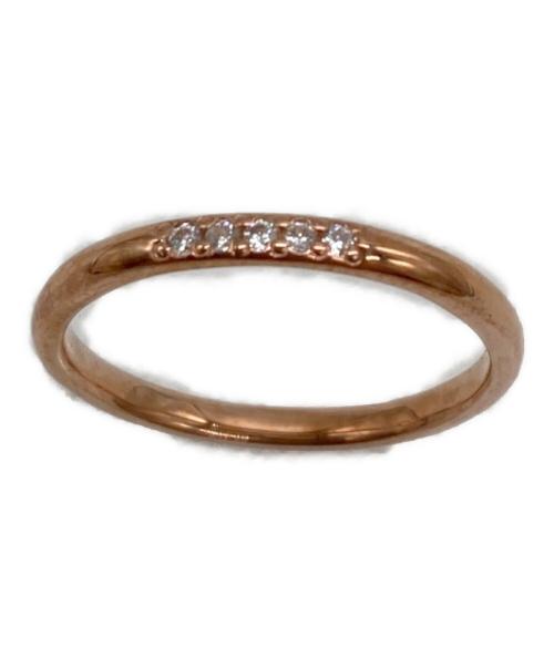 ete（エテ）ete (エテ) ビジューリング ピンク サイズ:7の古着・服飾アイテム