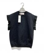 Dahl’iaダリア）の古着「フリルスリーブスウェット」｜ブラック