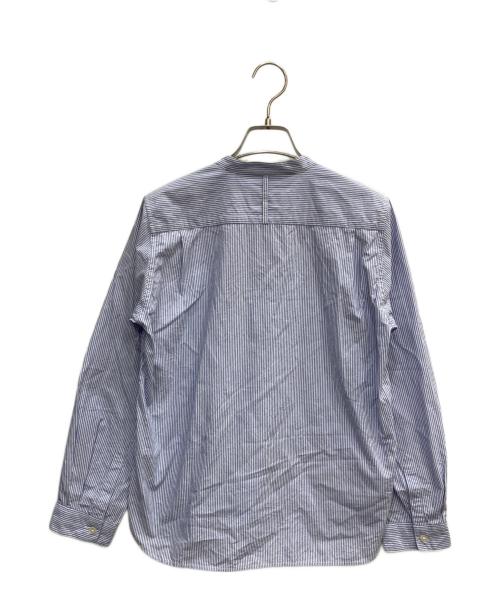 HUIS.（ハウス）HUIS. (ハウス) オーガニックコットンバンドカラーシャツ ネイビー サイズ:1 未使用品の古着・服飾アイテム