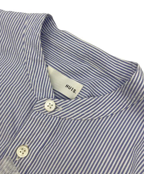 HUIS.（ハウス）HUIS. (ハウス) オーガニックコットンバンドカラーシャツ ネイビー サイズ:1 未使用品の古着・服飾アイテム