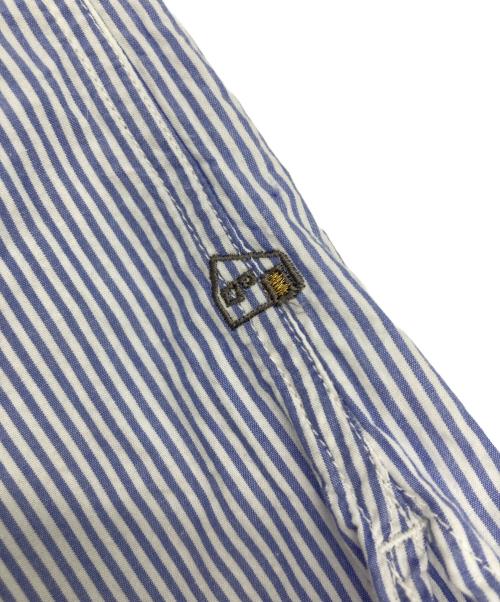 HUIS.（ハウス）HUIS. (ハウス) オーガニックコットンバンドカラーシャツ ネイビー サイズ:1 未使用品の古着・服飾アイテム