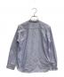 HUIS. (ハウス) オーガニックコットンバンドカラーシャツ ネイビー サイズ:1 未使用品：6000円