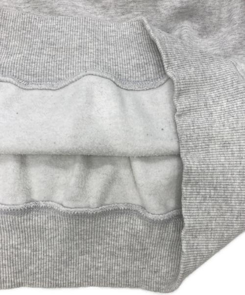 stussy（ステューシー）stussy (ステューシー) ストックロゴプルオーバーパーカー ライトグレー サイズ:Sの古着・服飾アイテム