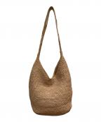 HELEN KAMINSKIヘレンカミンスキー）の古着「ラフィアワンショルダーバッグ」｜ベージュ