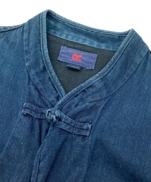 45R（フォーティファイブ・アール）45R (フォーティファイブ・アール) チャイナシャツ インディゴ サイズ:2の古着・服飾アイテム