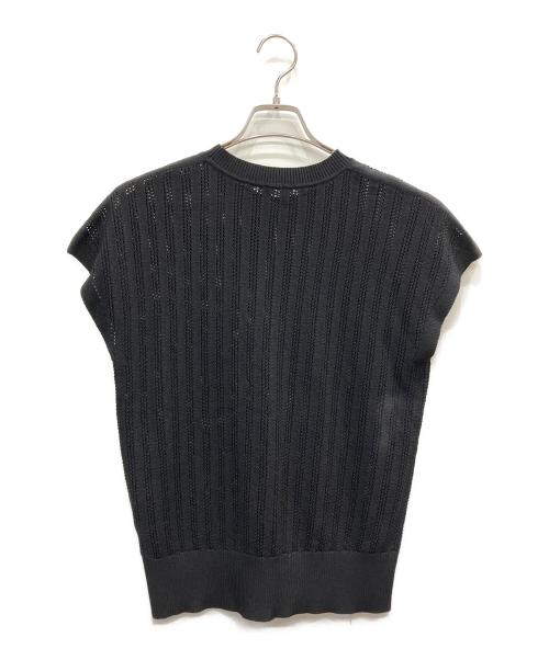 theory luxe（セオリーリュクス）theory luxe (セオリーリュクス) フレンチスリーブニット ブラック サイズ:38の古着・服飾アイテム