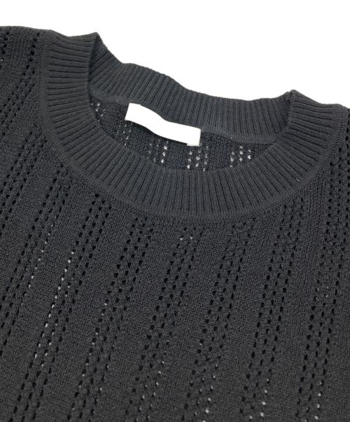 theory luxe（セオリーリュクス）theory luxe (セオリーリュクス) フレンチスリーブニット ブラック サイズ:38の古着・服飾アイテム