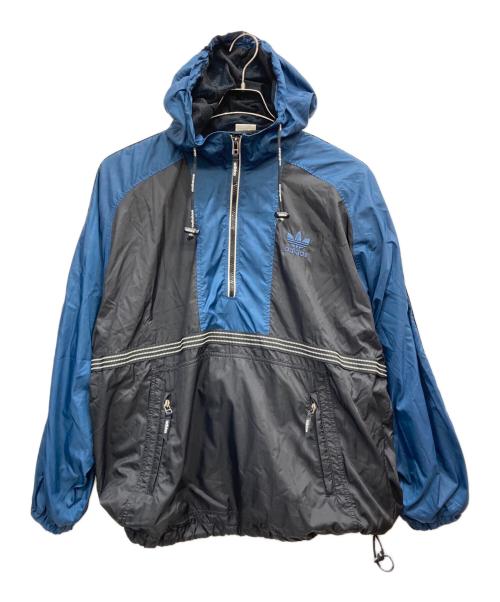 adidas（アディダス）adidas (アディダス) 90sアノラックパーカー ネイビー サイズ:Lの古着・服飾アイテム