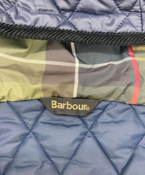Barbour（バブアー）Barbour (バブアー) Harmby キルティング フード ロング コート ネイビー サイズ:10の古着・服飾アイテム