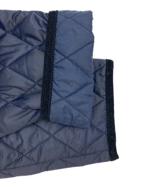 Barbour（バブアー）Barbour (バブアー) Harmby キルティング フード ロング コート ネイビー サイズ:10の古着・服飾アイテム