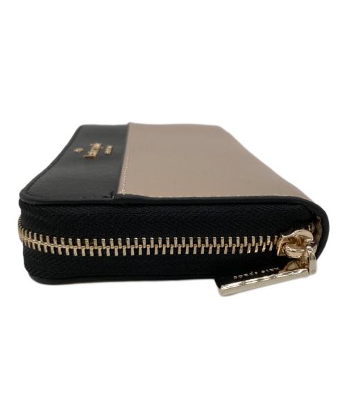Kate Spade（ケイトスペード）Kate Spade (ケイトスペード) ステイシー カラーブロック ラージ コンチネンタル ウォレット ベージュの古着・服飾アイテム