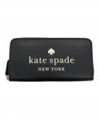 Kate Spadeケイトスペード）の古着「ラウンドファスナー財布」｜ブラック
