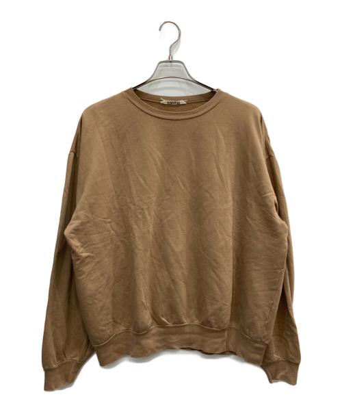 AURALEE（オーラリー）AURALEE (オーラリー) ELASTIC HIGH GAUGE SWEAT P/O ブラウン サイズ:3の古着・服飾アイテム