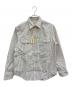 SUGAR CANE（シュガーケーン）の古着「HICKORY STRIPE WORK SHIRT」｜ホワイト