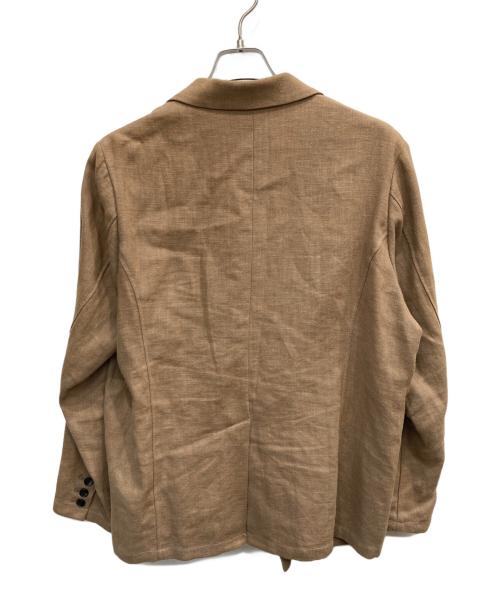 LiSS（リス）LiSS (リス) リネン ダブルテーラードジャケット ベージュ サイズ:SIZE 1の古着・服飾アイテム