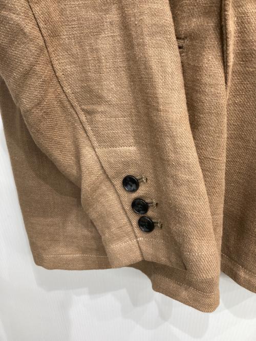 LiSS（リス）LiSS (リス) リネン ダブルテーラードジャケット ベージュ サイズ:SIZE 1の古着・服飾アイテム