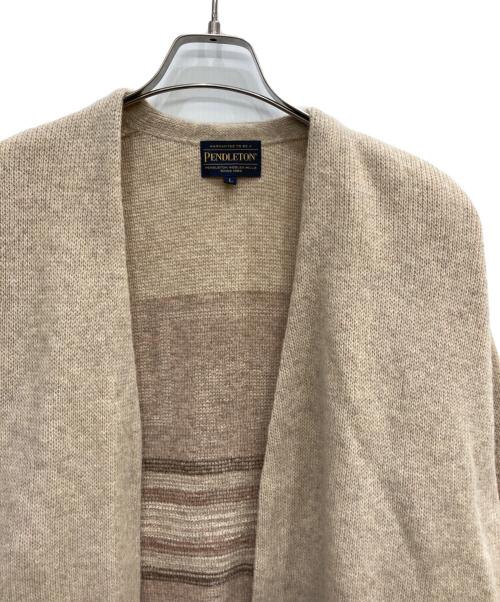 JOURNAL STANDARD（ジャーナルスタンダード）JOURNAL STANDARD (ジャーナルスタンダード) PENDLETON (ペンドルトン) カーディガン ベージュ サイズ:Lの古着・服飾アイテム