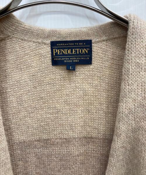 JOURNAL STANDARD（ジャーナルスタンダード）JOURNAL STANDARD (ジャーナルスタンダード) PENDLETON (ペンドルトン) カーディガン ベージュ サイズ:Lの古着・服飾アイテム
