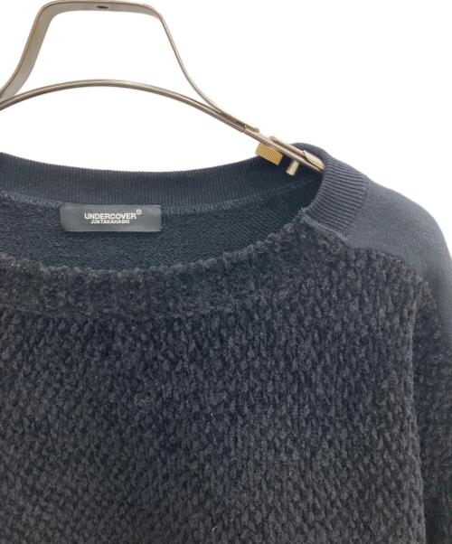 UNDERCOVER（アンダーカバー）UNDERCOVER (アンダーカバー) ナイロンウールニットプルオーバートップス ブラック サイズ:SIZE 2の古着・服飾アイテム