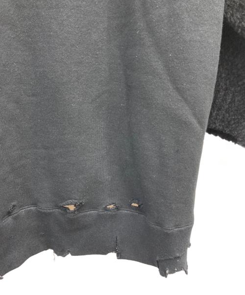 UNDERCOVER（アンダーカバー）UNDERCOVER (アンダーカバー) ナイロンウールニットプルオーバートップス ブラック サイズ:SIZE 2の古着・服飾アイテム