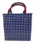 MARNI (マルニ) アイスクリームデザイン カゴバック ブルー×レッド 未使用品：20000円