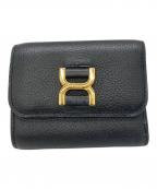 Chloeクロエ）の古着「MARCIE スモールトリフォールドウォレット」｜ブラック