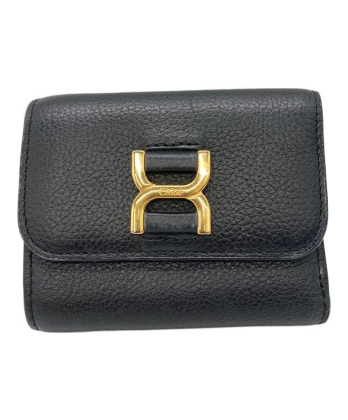 Chloe（クロエ）Chloe (クロエ) MARCIE スモールトリフォールドウォレット ブラック サイズ:表記なしの古着・服飾アイテム