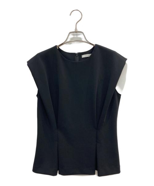 Pinky & Dianne（ピンキーアンドダイアン）Pinky & Dianne (ピンキーアンドダイアン) ボックスタックダンボールブラウス ブラック サイズ:38の古着・服飾アイテム