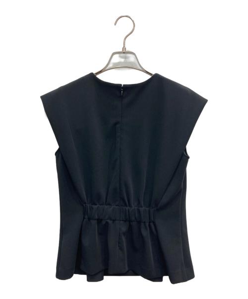 Pinky & Dianne（ピンキーアンドダイアン）Pinky & Dianne (ピンキーアンドダイアン) ボックスタックダンボールブラウス ブラック サイズ:38の古着・服飾アイテム