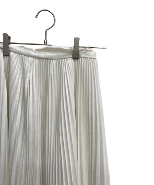 TSURU by MARIKO OIKAWA（ツルバイマリコオイカワ）TSURU by MARIKO OIKAWA (ツルバイマリコオイカワ) プリーツスカート ホワイト サイズ:SIZE 34の古着・服飾アイテム