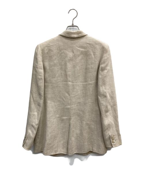 Max Mara WEEK END LINE（マックスマーラ ウイークエンドライン）Max Mara WEEK END LINE (マックスマーラ ウイークエンドライン) リネンテーラードジャケット ベージュ サイズ:40の古着・服飾アイテム