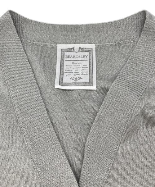 BEARDSLEY（ビアズリー）BEARDSLEY (ビアズリー) カーディガン グレー サイズ:Fの古着・服飾アイテム
