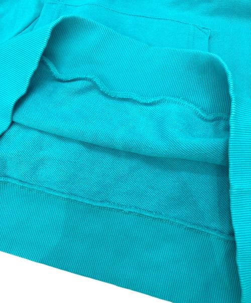 DIESEL（ディーゼル）DIESEL (ディーゼル) S-GIRK-HOOD-CUTY プルオーバーパーカー ターコイズ サイズ:Mの古着・服飾アイテム