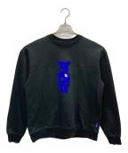 ADER error×BE@RBRICKアーダーエラー×ベアブリック）の古着「プリントスウェット」｜ブラック