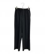 HYKEハイク）の古着「STRETCH WIDE LEG PANTS」｜ブラック