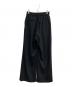 HYKE (ハイク) STRETCH WIDE LEG PANTS ブラック サイズ:1：9000円