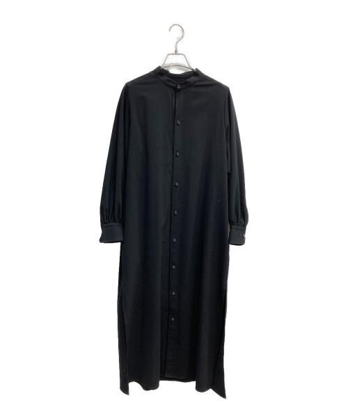 HYKE（ハイク）HYKE (ハイク) MAXI SHIRT DRESS ブラック サイズ:1の古着・服飾アイテム