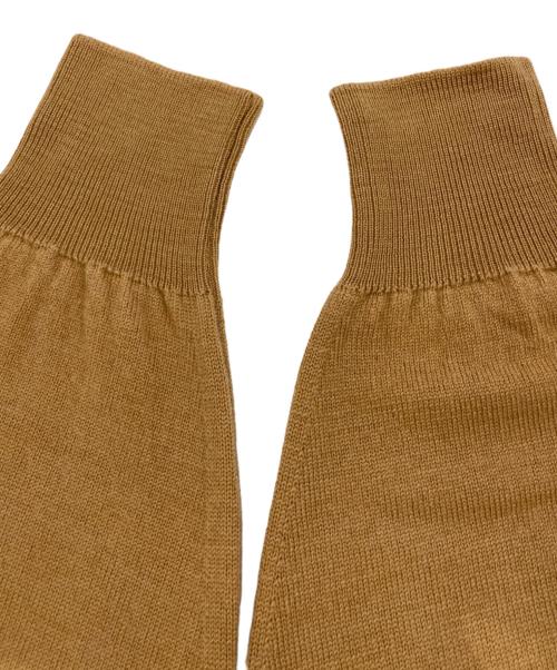 JOHN SMEDLEY（ジョンスメドレー）JOHN SMEDLEY (ジョンスメドレー) ハイネックウールニット ベージュ サイズ:XSの古着・服飾アイテム
