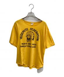 COLLEGIATE PACIFIC（カレッジパシフィック）の古着「Tシャツ」｜イエロー
