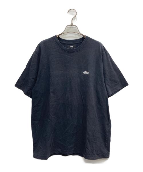 stussy（ステューシー）stussy (ステューシー) 刺繍Tシャツ ブラック サイズ:Mの古着・服飾アイテム