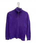 POLO RALPH LAURENポロ・ラルフローレン）の古着「ハーフジップニット」｜パープル