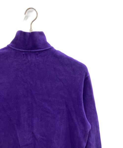 POLO RALPH LAUREN（ポロ・ラルフローレン）POLO RALPH LAUREN (ポロ・ラルフローレン) ハーフジップニット パープル サイズ:Mの古着・服飾アイテム